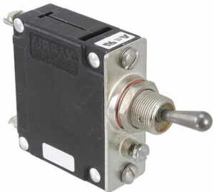IUGN11-1REC4-72-15.0 The Sensata IUGN11-1REC4-72-15.0 is a 2-pole magnetic-hydraulic delay circuit breaker with a 15A current rating. It is designed for panel mounting with a toggle actuator.