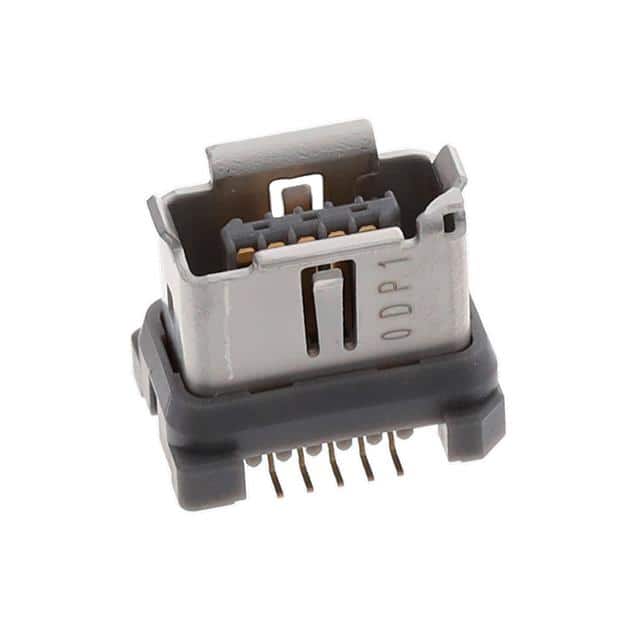 IX80G-A-10P(01) RCPT VERT SMD A KEY 10POS