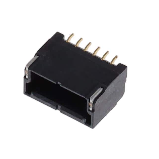 KW30-6S-1H(800) CONN HEADER RECEPTACLE, RT ANGLE