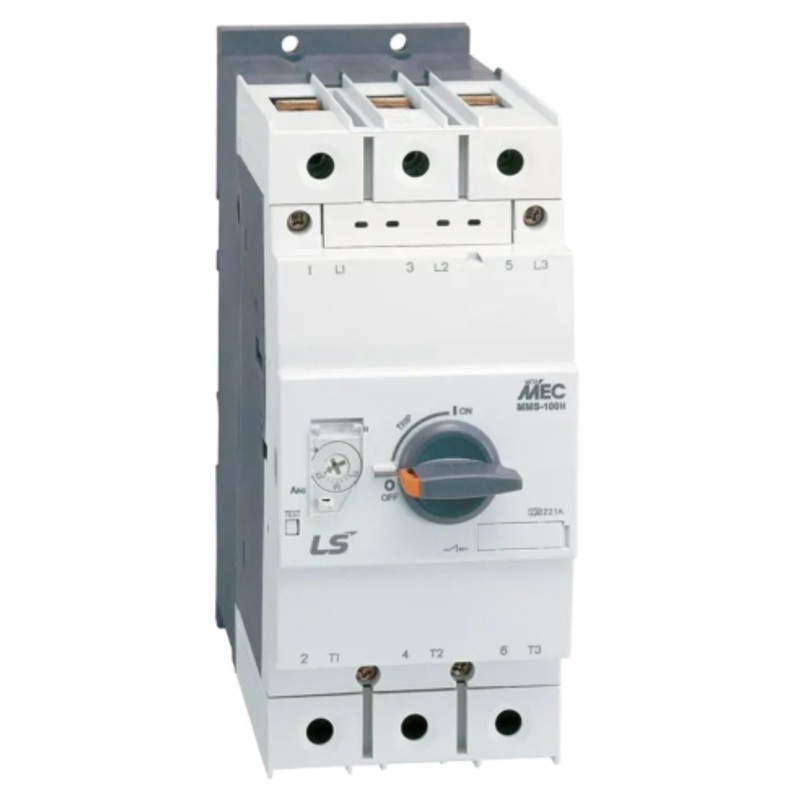 MMS-100H-63A The Altech Corporation MMS-100H-63A is a manual motor starter with a 63A current rating and 50kA interrupt capability. It is designed for DIN rail mounting.