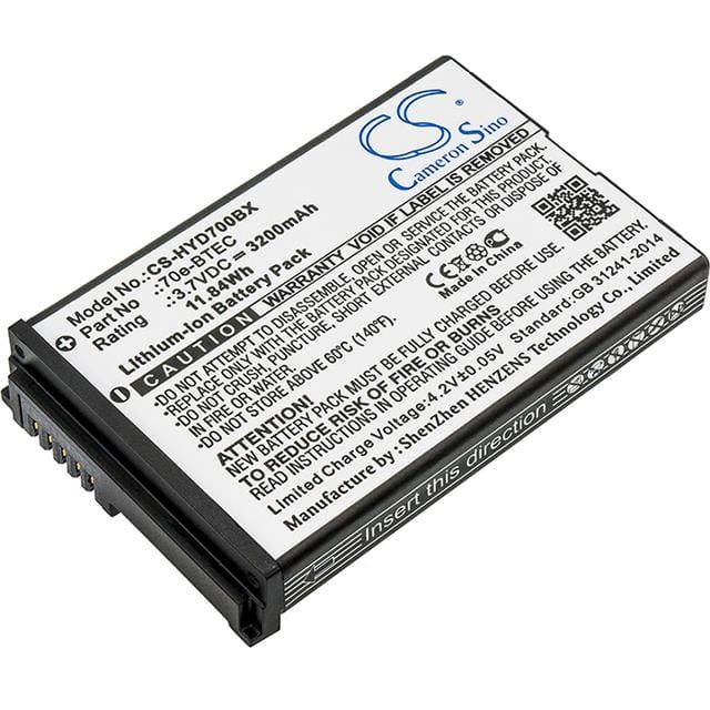 WX-5KWR-5-70E-BTEC BATTERY Replacement for Honeywell 70E-BT