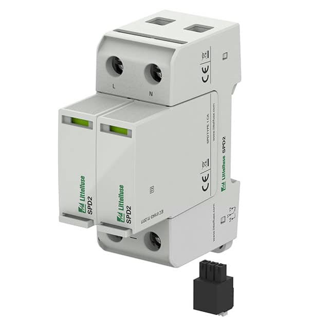 SPD2-350-2P0-R SPD MOD 2P+0 350VAC TYPE 1+2