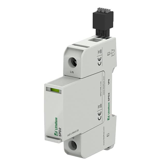 SPD2-350-1P0-R SPD MOD 1P+0 350VAC TYPE 1+2