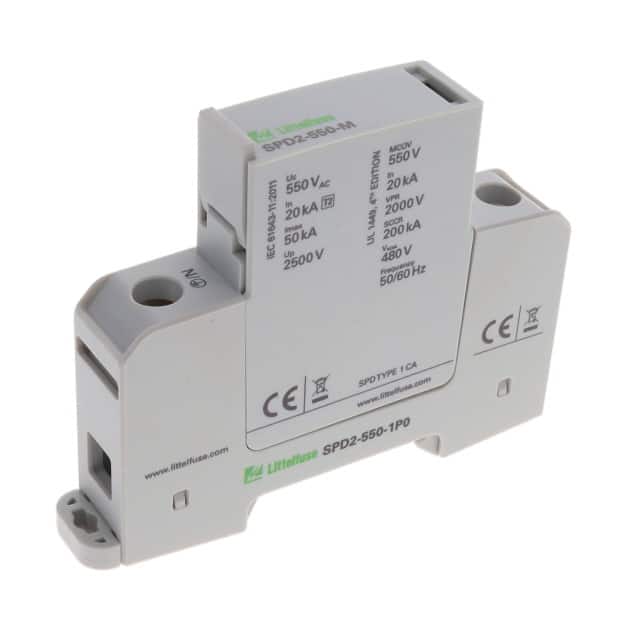SPD2-550-1P0 SPD,DIN RAIL,TYPE 2,3P0,1100V
