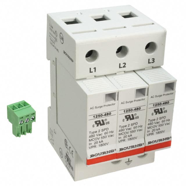 1250-3S-480 SPD AC 3W+G 600VAC