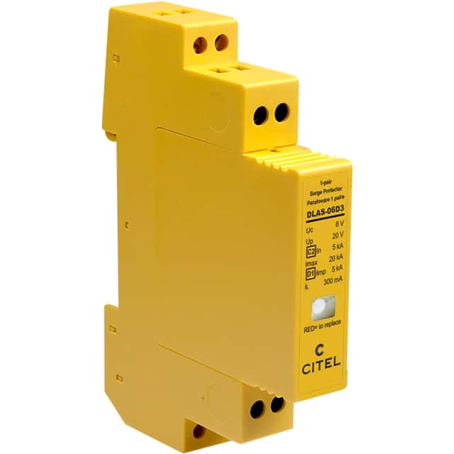 DLAS-06D3 6V Din Rail Data Line Protector