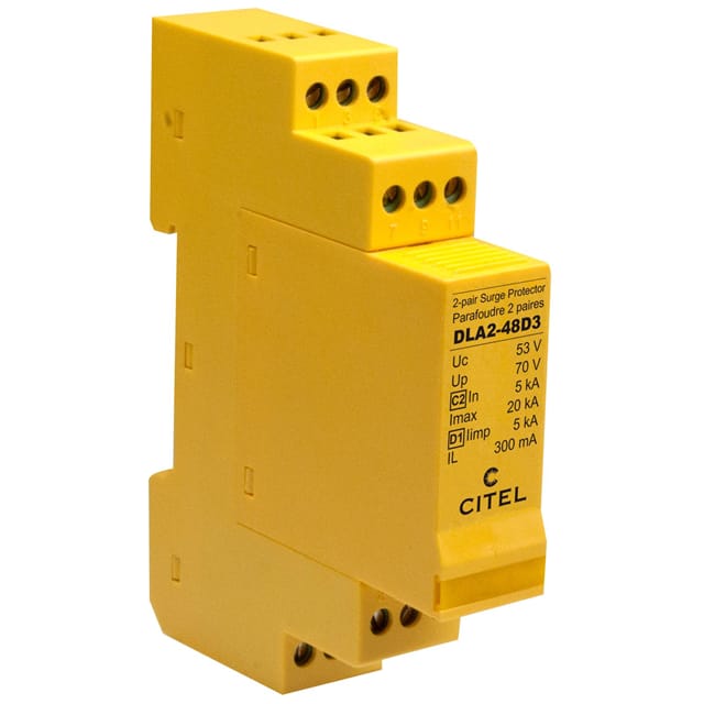DLA2-48D3 48V Din Rail Data Line Protector