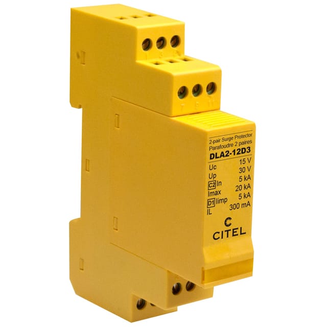 DLA2-12D3 12V Din Rail Data Line Protector