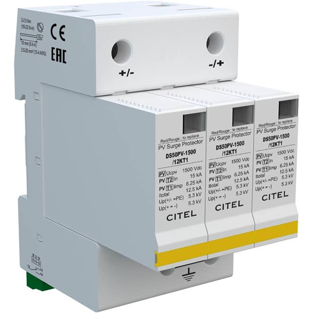 DS50PVS-1500/51 PV Din Rail Protector, 1500Vdc