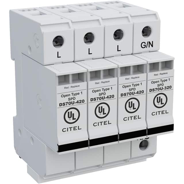 DS74US-277Y AC Din Rail Protector, 277/480V