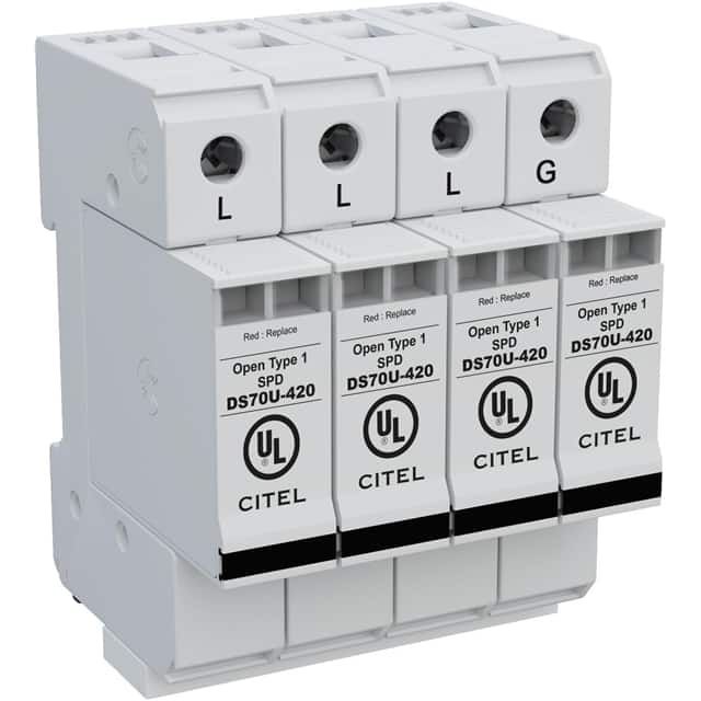 DS74US-600D AC Din Rail Protector, 600V