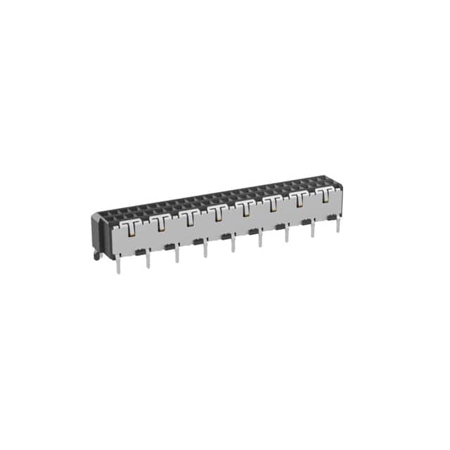 144663-E MICROSPD F 4MM SMT/THR 50POS