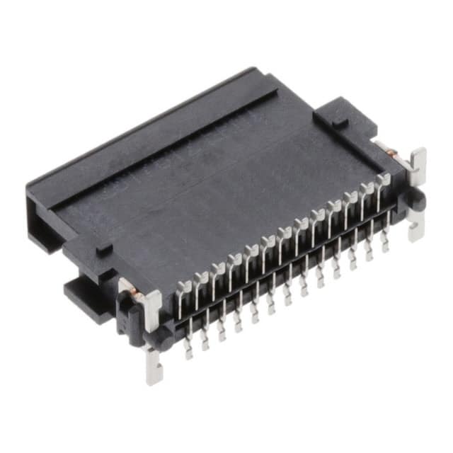 204763-E SMC F VERT B 26POS SMT 13.7MM