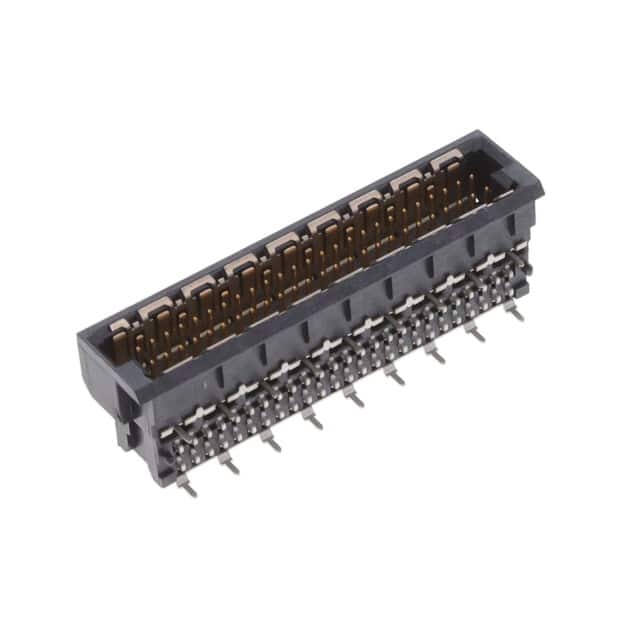 374722-E 50-PIN, RIGHT ANGLE, SMT/THR