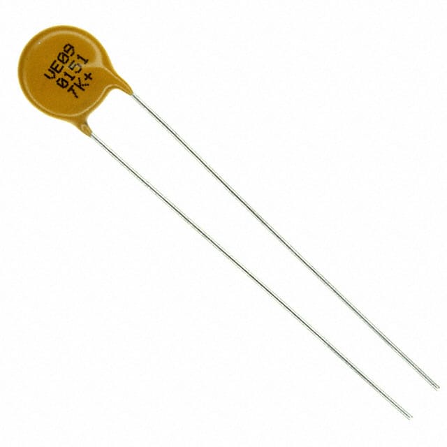 VE09P00151K VARISTOR 240V 1.75KA DISC 9MM