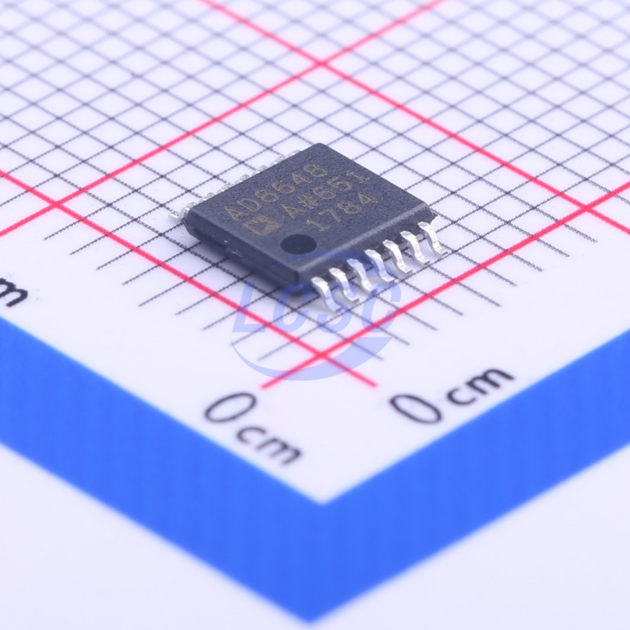 AD8648ARUZ-REEL The AD8648ARUZ-REEL is a quad operational amplifier from ADI Electronics. It offers a 24 MHz gain bandwidth product and operates over a temperature range of -40°C to 125°C.