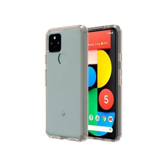 SB-G-P5-CL/RG CLEAR ROSE GOLD PIXEL 5 CASE - H