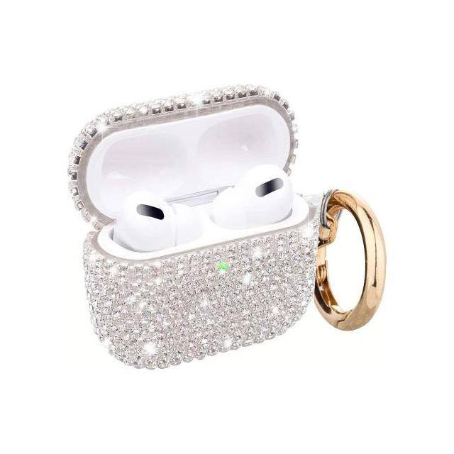 SB-AP-PRO-RH-SL SILVER RHINESTONE AIRPODS PRO CA