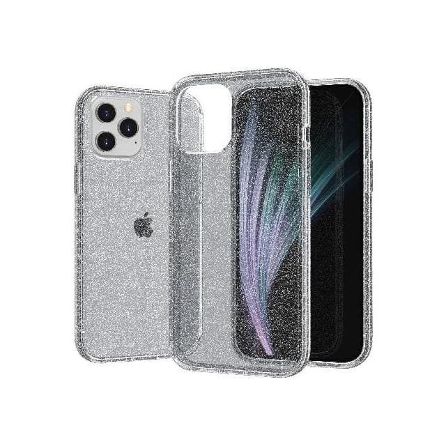 SB-A-12-6.1-SP-BK BLACK GLITTER IPHONE 12 & IPHONE