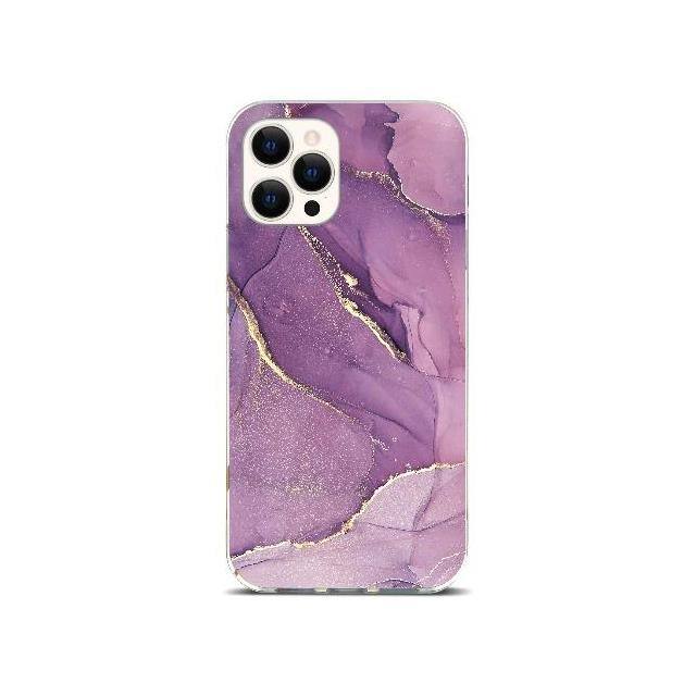 SB-A-12-6.1-MB-C PURPLE MARBLE IPHONE 12 & IPHONE