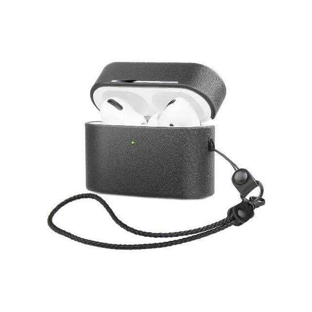 SB-A-PRO-R-BK BLACK AIRPODS PRO LEATHER CASE -