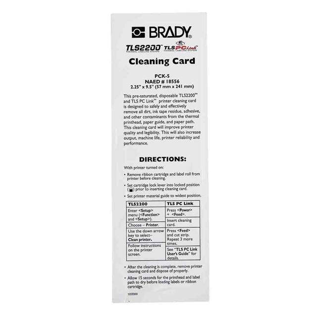 PCK-5 PRINTER CLEANING KIT 5-PACK