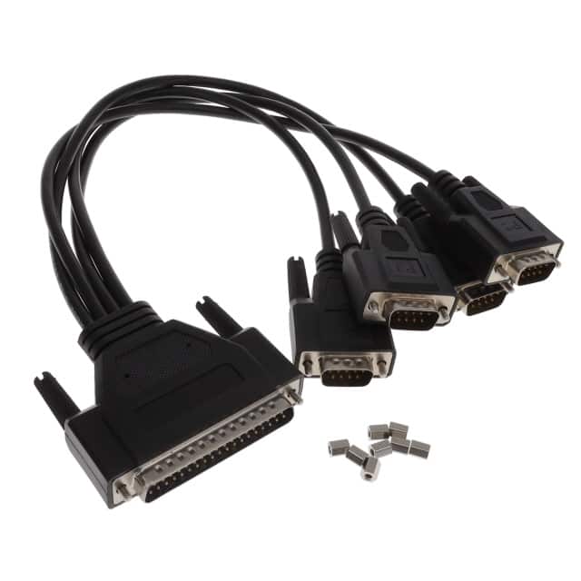OPT4A-AE 30CM MALE DB-37 TO 4X MALE DB9 C