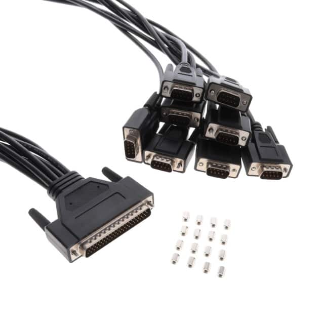 OPT8H-AE 1M MALE DB-62 TO 8X MALE DB-9 CA
