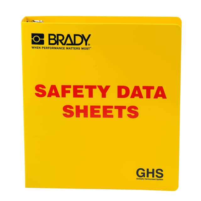 121183 GHS-1.5"SDS BINDER, ENGLISH