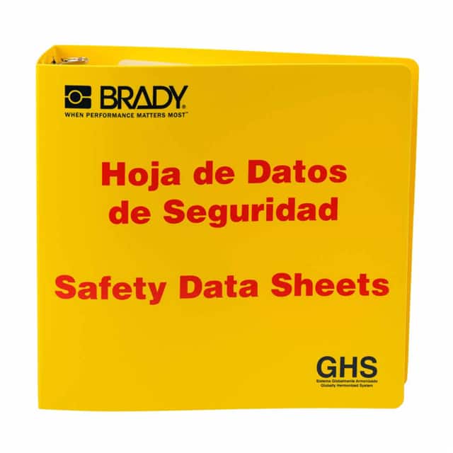 121186 GHS-3"SDS BINDER, SPANISH