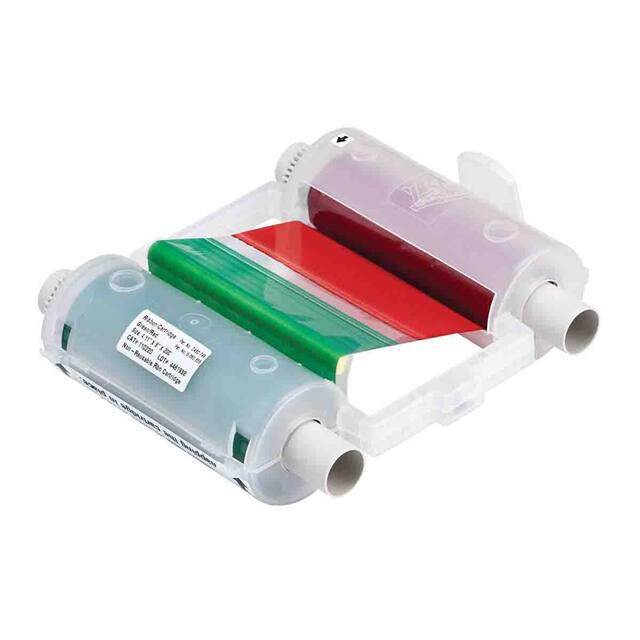 110220 CART RBN GMK GRN/RED PANEL 8 X 4
