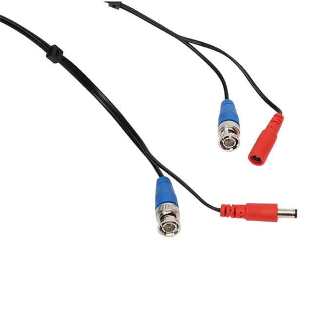 M1801BD CABLE ASSY 2PR BNC+DC BLK 60'