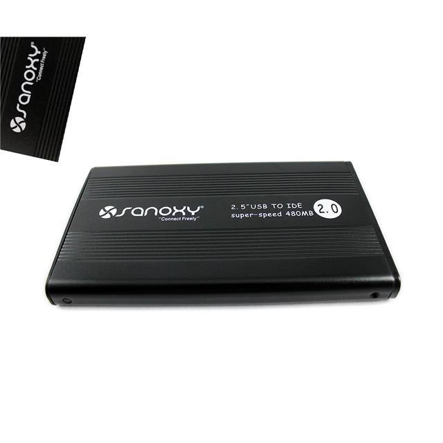 SANOXY-2.5HDD-IDE-BK USB 2.0 External