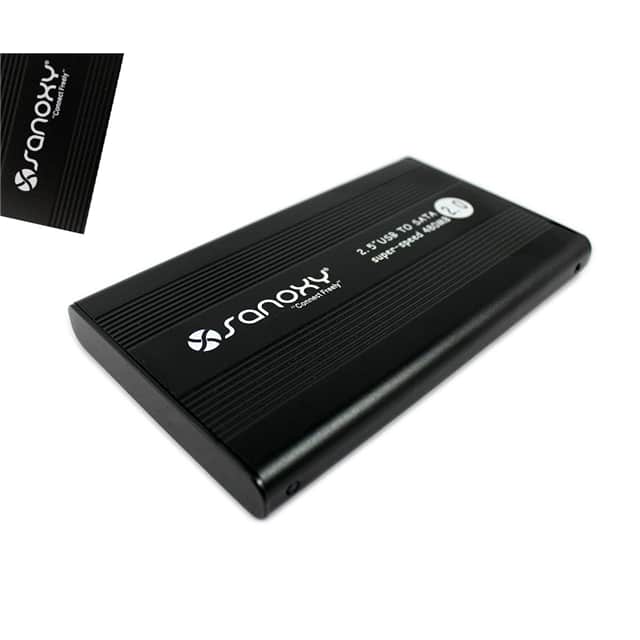 SANOXY-DSV-2.5HDD-SATA-BK SANOXY EXTERNAL DATA STORAGE FOR