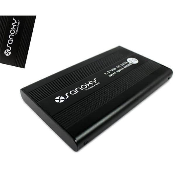 SANOXY-2.5HDD-SATA-BK EXTERNAL DATA STORAGE