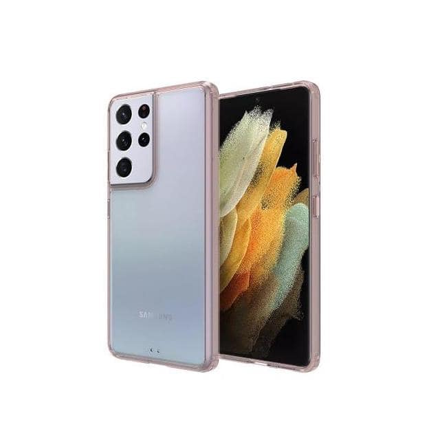 CP00044 CLEAR ROSE GOLD GALAXY S21 ULTRA