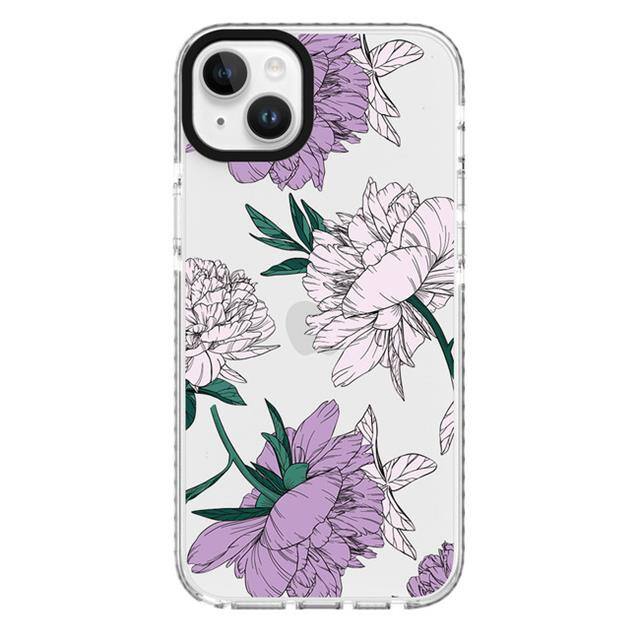 120-6366 Elita Clear Print Floral Case iP