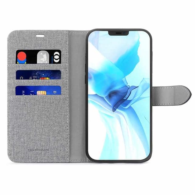 BEFIP61GB 2IN1FOLIOIPHONE12/12PROGRAY/BLAC