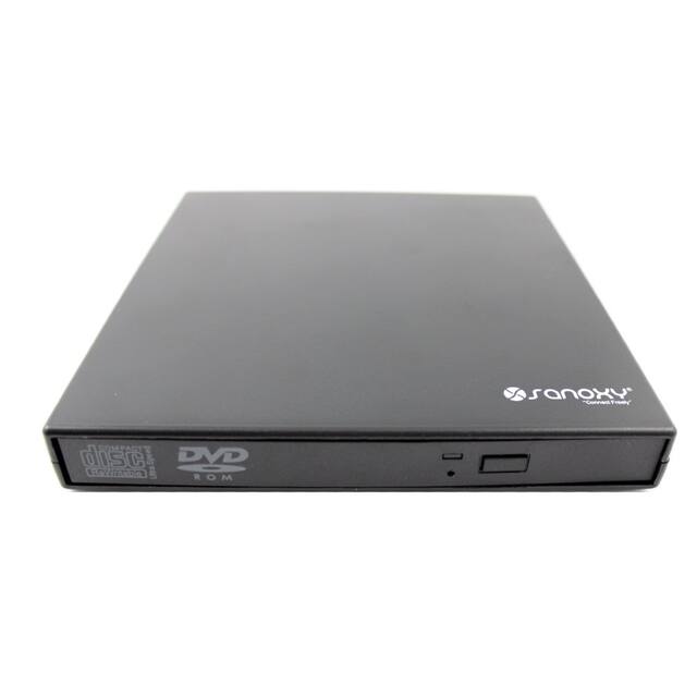 SANOXY-DSV-CD-DVD-COMBO-BK SANOXY USB 2.0 SLIM EXTERNAL DVD