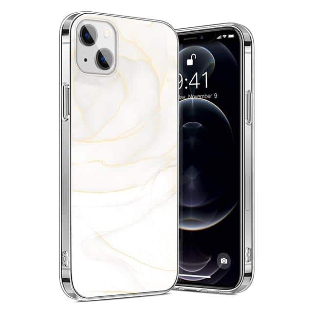 CP00120 WHITE MARBLE IPHONE 13 MINI CASE