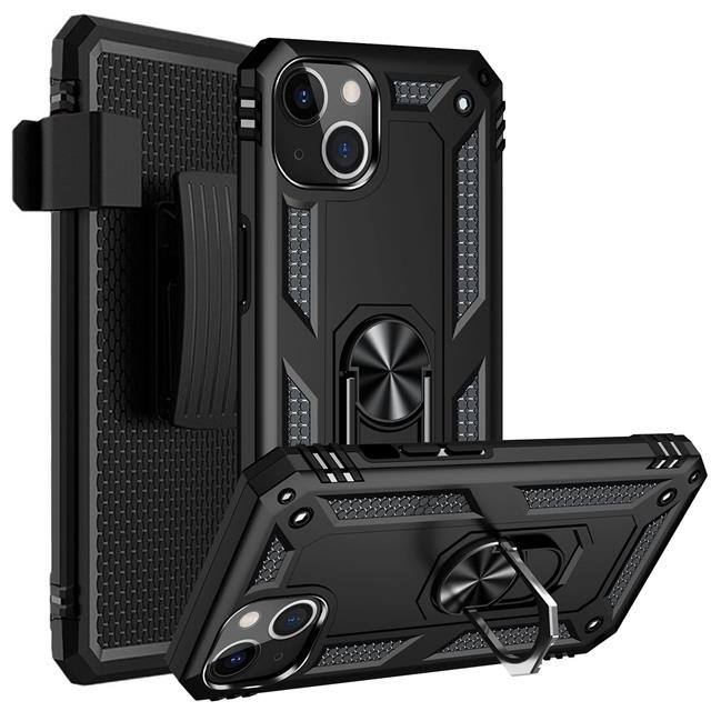 CP00131 BLACK IPHONE 13 CASE - KICKSTAND