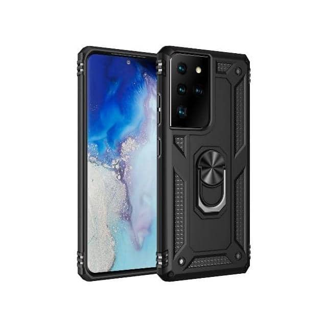 CP00045 BLACK HEAVY DUTY GALAXY S21 ULTR