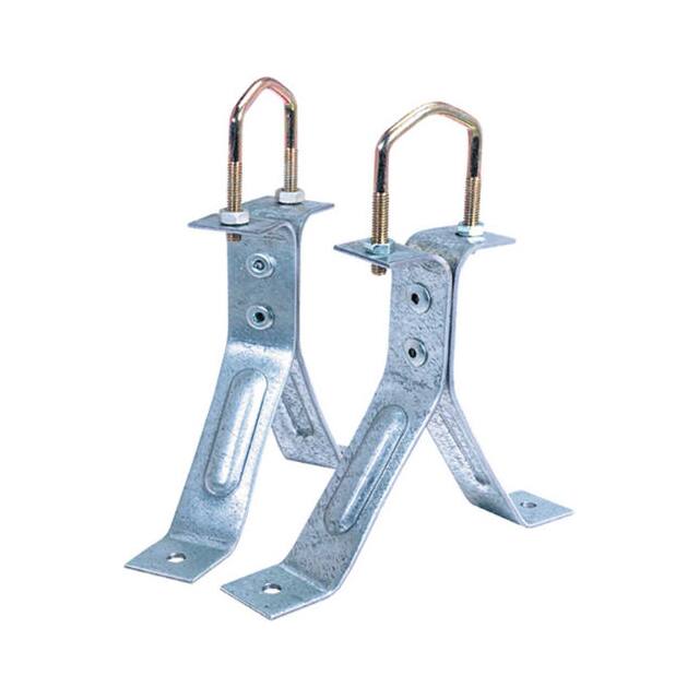 WB-6 6" WALL MOUNT ANTENA MAST HOLDER