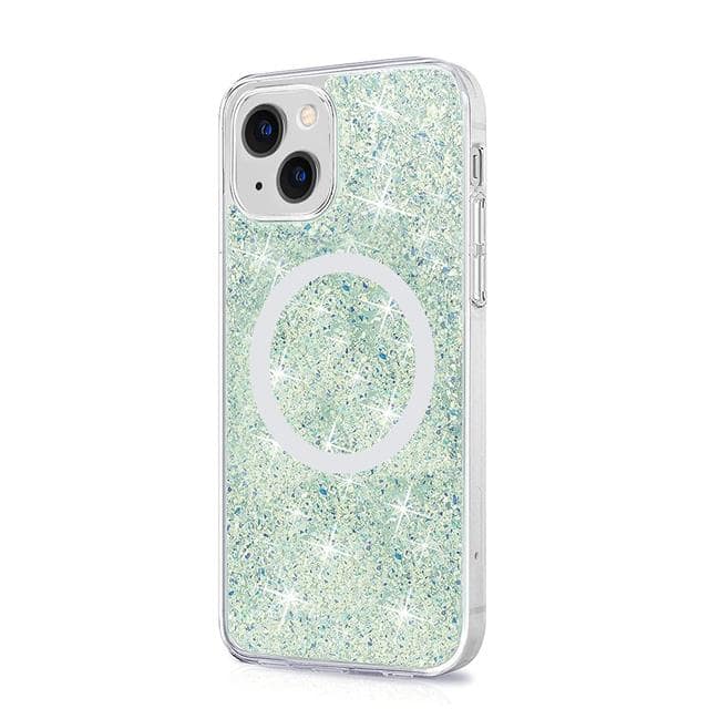 CP00138 TEAL CRYSTAL IPHONE 13 CASE - SP