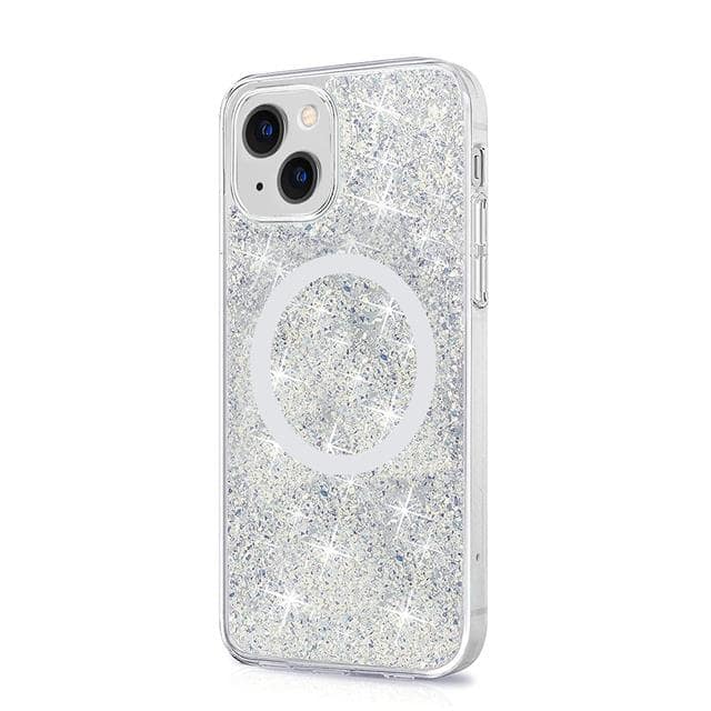CP00137 WHITE CRYSTAL IPHONE 13 CASE - S