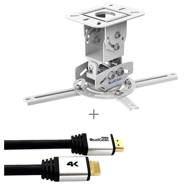 PRB-717-WHT-25FT PROJECTOR MOUNT WHT 25FT BUNDLE