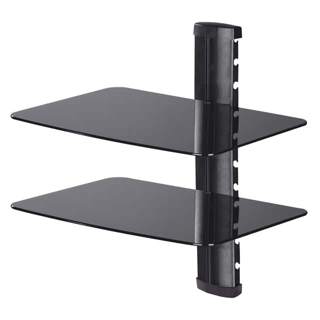 LCD8217BLK Double AV Component Wall Mount