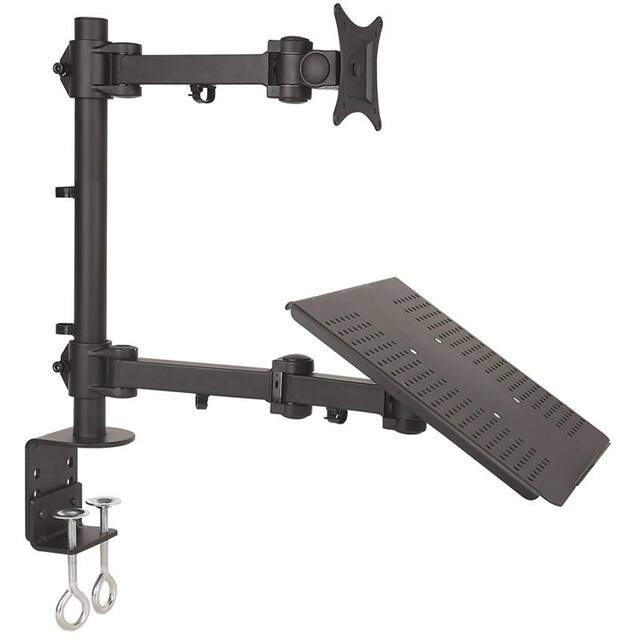 LCD66001T Desk Mount with Laptop Holder
