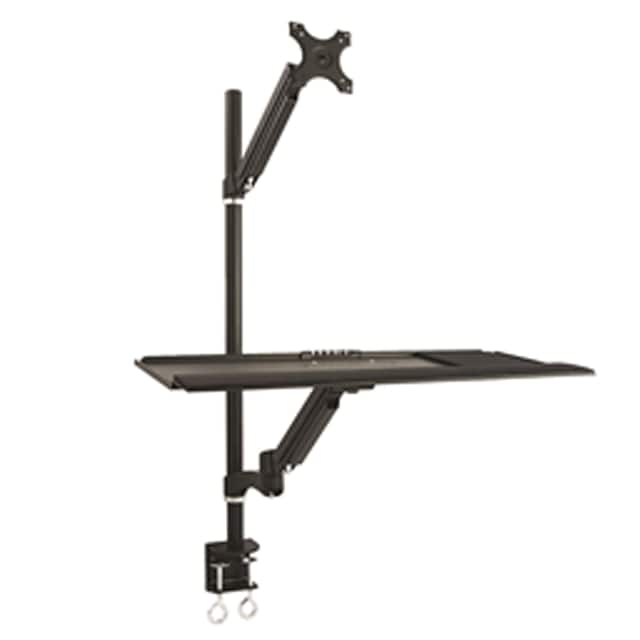 TYDS10019BLK Single Arms Desk/Sit Workstation