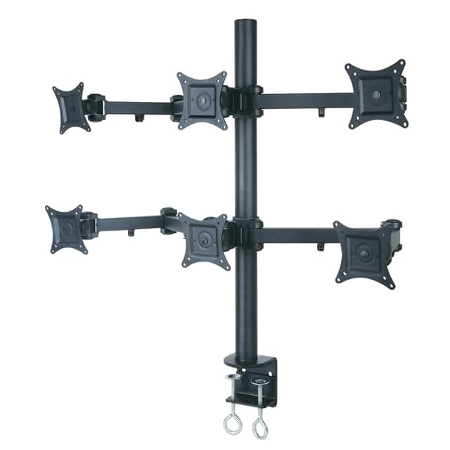 LCD6016BLK Desk Mount for 6 Monitors